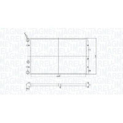 Chladič, chlazení motoru MAGNETI MARELLI 350213841000