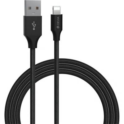 Devia EC404_B dátový USB – Lightning 100cm černý