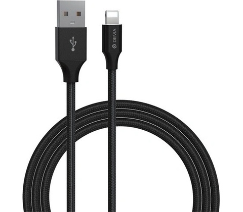 Devia EC404_B dátový USB – Lightning 100cm černý