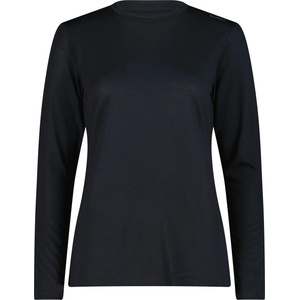 CMP Дамски вълнен пуловер CMP Women's T-Shirt 36N1926 Merino longsleeve - Antracite - размер 48 (EU) (105-7528-0218)