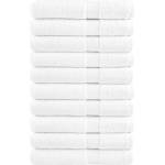 vidaXL Премиум кърпи SOLUND 10 бр бели 100x200 см 600 gsm (137142)