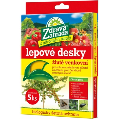 Zdravá zahrada Lepové desky velké venkovní 5 ks