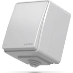 Videx КЛЮЧ ВЪНШЕН ЕДНОПОЛЮСЕН videx ШУКО ip65 vf-bnw11-g СИВ (02040400)