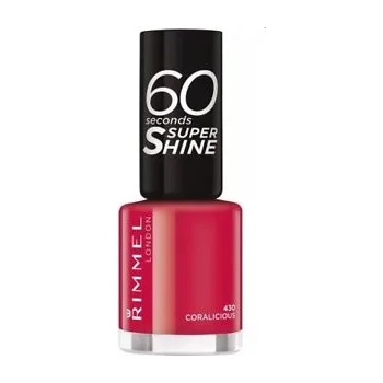 Rimmel 60 Seconds лак за нокти Woman 8 мл 430 Coralicious