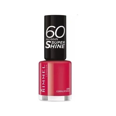 Rimmel 60 Seconds лак за нокти Woman 8 мл 430 Coralicious