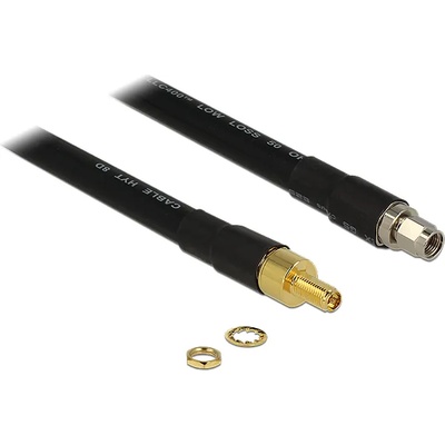 Delock RP-SMA щепсел RP-SMA жак CFD400 LLC400 2 m ниска загуба