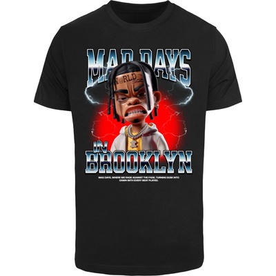 Mister Tee Тениска Mad Days Tee black XXLUB-MT3379-00007 - Тъмносив, размер XS