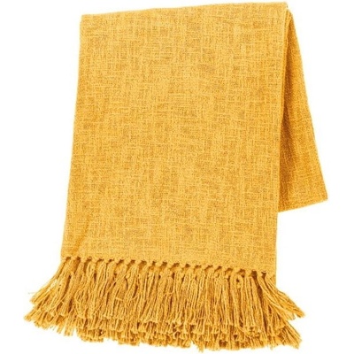 Tiseco Home Studio Cotton Slub deka žlutá 130x160