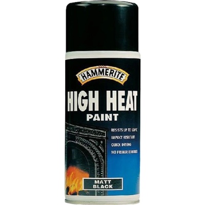 Hammerite spray žáruvzdorná černá mat 600C 400 ml