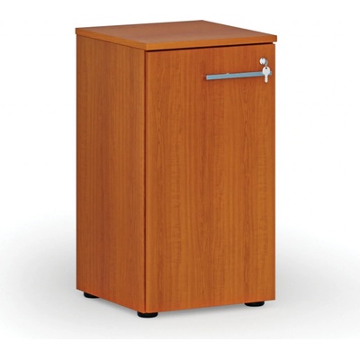 Primo Nízká kancelářská skříň s dveřmi WOOD, 740 x 400 x 420 mm, třešeň – Zboží Mobilmania