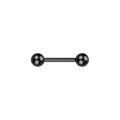 Šperky4U Piercing do jazyka černý PJ1016-1614