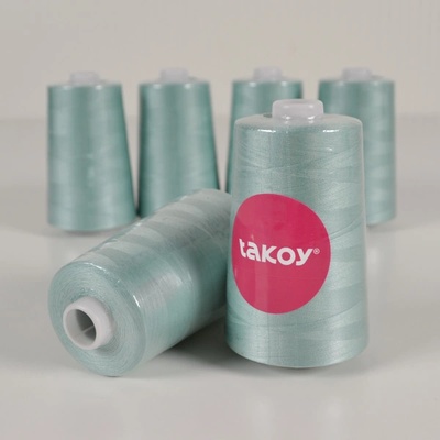 Takoy Overlock / coverlock polyesterová niť TKY 5000 farba tmavá mäta