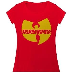 Wu-Tang Clan Logo Red L Дамски Риза (WTCTS04LR03)