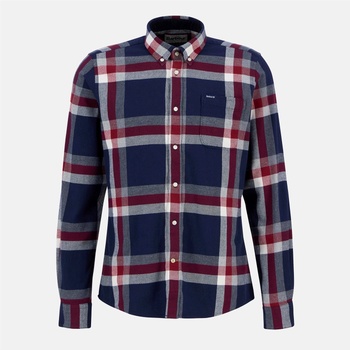 Barbour Folley Shirt - Navy/Red MI32
