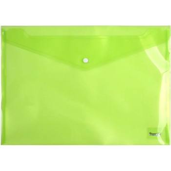 Папка джоб с копче Axent А4+ Опушено зелен (1303079-38-1402-25)