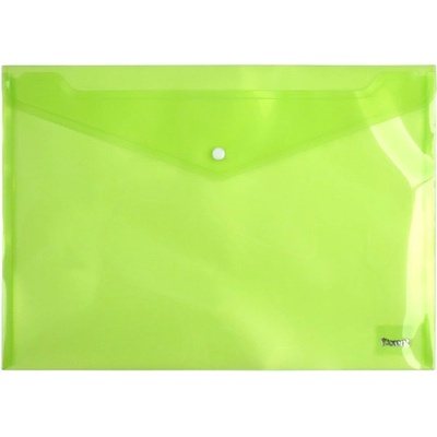 Папка джоб с копче Axent А4+ Опушено зелен (1303079-38-1402-25)