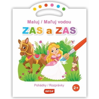 Maluj vodou ZAS a ZAS Dinosauři