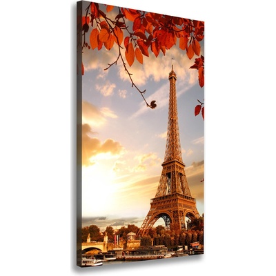 Vertikálny foto obraz na plátne Eiffelová veža Paríž 50x100 cm