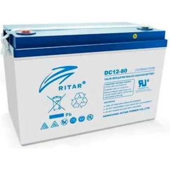 Ritar Оловна AGM батерия RITAR (DC12-80), 12V, 80Ah, F15/M8 / F11/ (RITAR-DC12-80)
