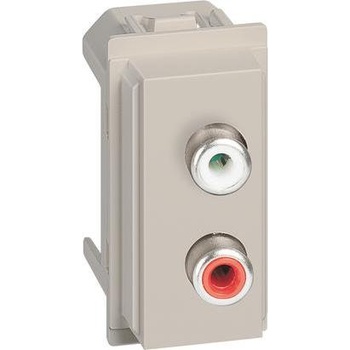 BTicino Розетка RCA аудио 1 мод. цвят Крем Living Now - KM4269R (KM4269R)