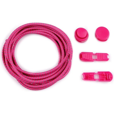 Prima-obchod Reflexní elastické samozavazovací tkaničky délka 120 cm, barva 7 (12) pink – Zboží Dáma