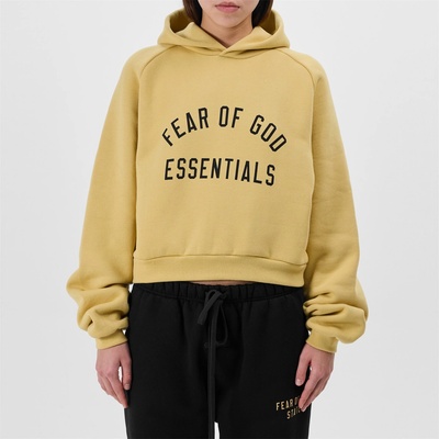 Fear of god essentials Суичър FEAR OF GOD ESSENTIALS Heavy Fleece State Hoodie - Amber