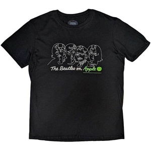 The Beatles On Apple (Back Print) Black XL Риза (BEATTEE20MB04)