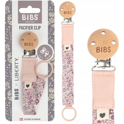 Bibs x Liberty klip na dudlík z Bio bavlny blush – Zbozi.Blesk.cz