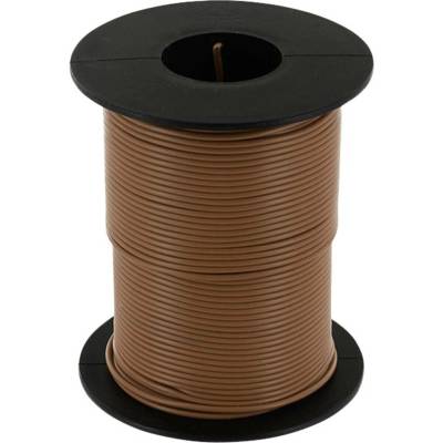 econ connect KL025BR50 lanko/ licna 1 x 0.25 mm², hnědá 50 m