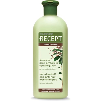 Subrína Recept Double Power šampón proti lupům a proti padání vlasů 400 ml