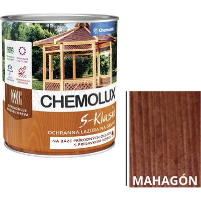 Chemolux S Klasik 0,75 l mahagón