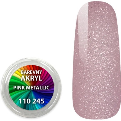 Expa nails akryl pudr metalický pink metallic 4 ml