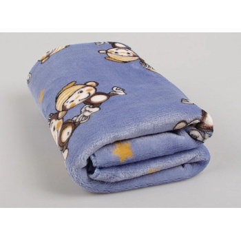 Kaarsgaren Deka Flanell fleece modrá opica