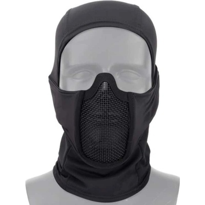 DELTA SIX kukla s integrovanou kovovou ochrannou maskou černá