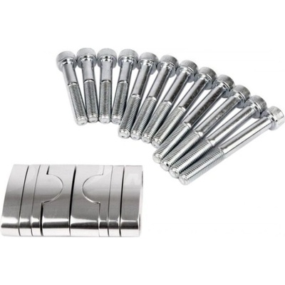 MTZ sada na vyvýšenie riadidiel 22mm silver