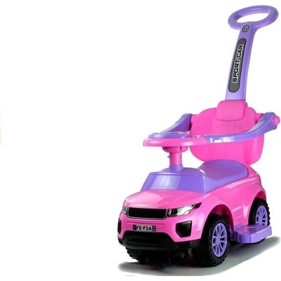 Mamido Range Rover s vodiacou tyčou 3v1 ružové