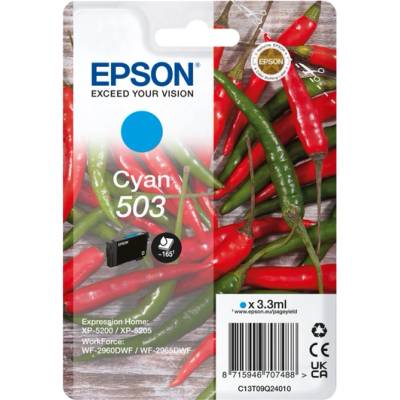 Epson Глава за Epson WorkForce WF-2960/Expression Home XP-5200 Series - Ink - /503/ / C13T09Q24010 - Cyan - PN C13T09Q24010 (C13T09Q24010)