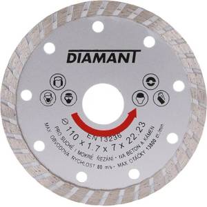 LEVIOR Диамантен диск DIAMANT 110x1.7x22.2mm TURBO 21130.01 (21130.01)