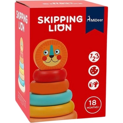 MiDeer Skipping Tiger navliekanie krúžkov