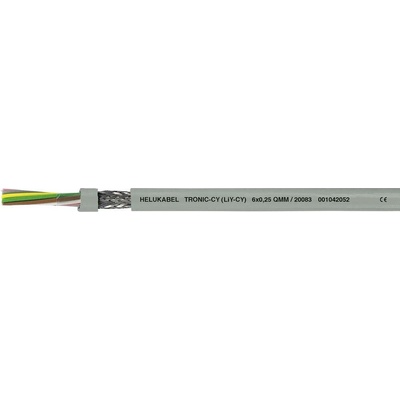 Helu 16032 dátový kábel LiYCY 8 x 0.75 mm² sivá 100 m