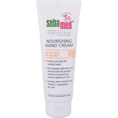 Sebamed Sensitive Skin Nourishing krém na ruky 75 ml