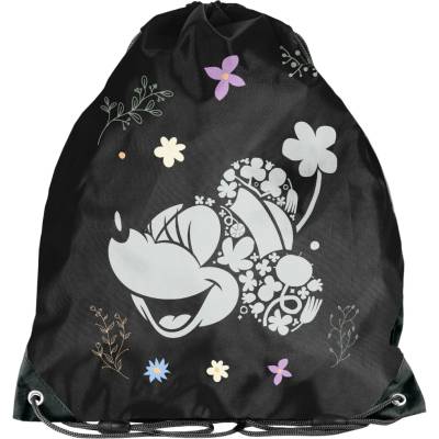 Paso vrecko na obuv Minnie Flowers čierny