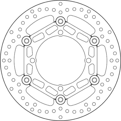 Predný brzdový kotúč Brembo KAWASAKI 125 KX 2003 - 2005