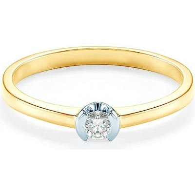 Savicki zásnubní prsten dvoubarevné zlato diamant SAV0325D