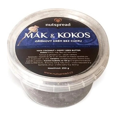 Nutspread kokosovo-makové Máslo 1 kg