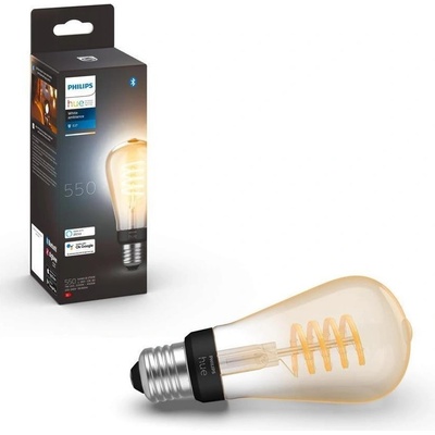 Philips LED žiarovka Hue White Ambiance 7W 550 Filament ST64 E27