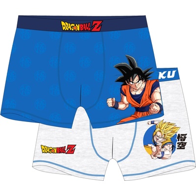 Dragon Ball licence chlapčenské boxerky Dragon Ball 5233019 modrá šedý melír