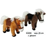 SUN-DAY Mascot Horse with sound 25cm 2 colors 138972 Sunday mix price for 1 piece