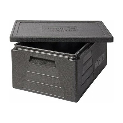 Termobox GN 1/1 s víkem 42 l, 59,5x39,5x29 cm, černý 10383BA