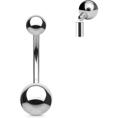 Šperky4U piercing do pupíku banánek BS01007-1612